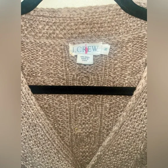 J. Crew Oarsman Vintage Men’s 100% Wool Cardigan Medium